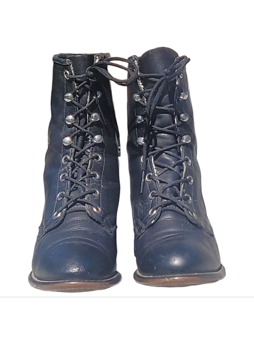 Vintage LAREDO | Lace-up Boots | Color: Black | Size: 6.5